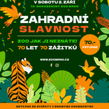 Zoo Brno slaví 70 let. Zahradní slavnost nabídne pestrý program a vstup za 70 korun